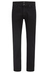 Regular-fit jeans in black-black Italian denim