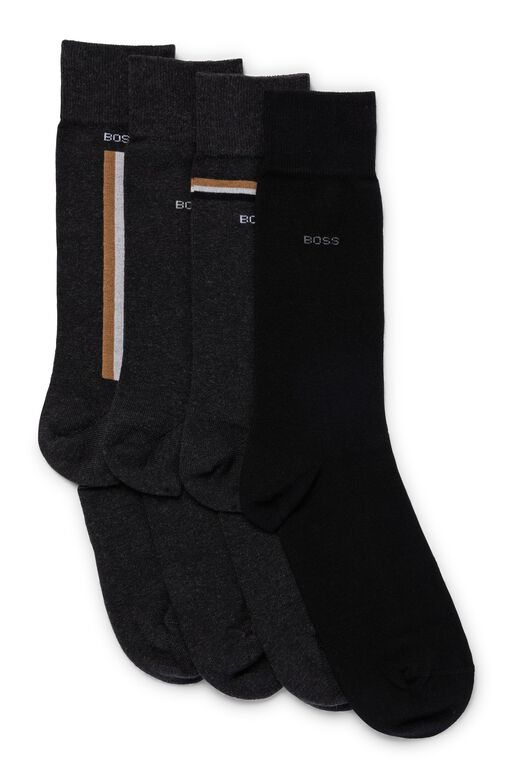 Four-pack of regular-length socks , , hi-res