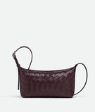 Phone pouch in Intrecciato calf leather with adjustable cross-body strap., , hi-res