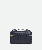 Vanity case in Intrecciato leather with detachable strap., , hi-res