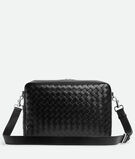 Cross-body bag in Intrecciato leather with detachable strap., , hi-res