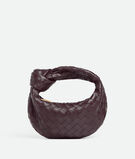 Top handle bag with rounded shape and signature knot in supple Intrecciato leather., , hi-res