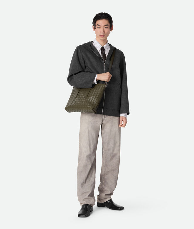 INTRECCIATO SOFT BRIEFCASE, , hi-res