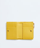 Small bi-fold wallet in Intrecciato nappa leather., , hi-res