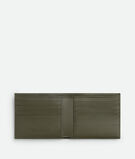 Bi-fold wallet in Intrecciato calf leather., , hi-res