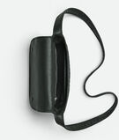 Cross-body messenger bag with flap in Intrecciato nappa fluffy., , hi-res