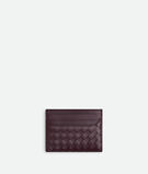 Credit card case in Intrecciato piccolo calf leather., , hi-res