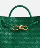 Top handle bag in supple Intrecciato leather with signature knot detail and sliding cross-body strap., , hi-res