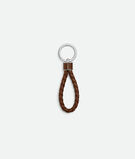 Key ring in Intreccio coaxial nappa leather. , , hi-res