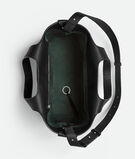 Tote bag in grained leather with Intreccio details, featuring an adjustable and detachable cross-body strap. , , hi-res