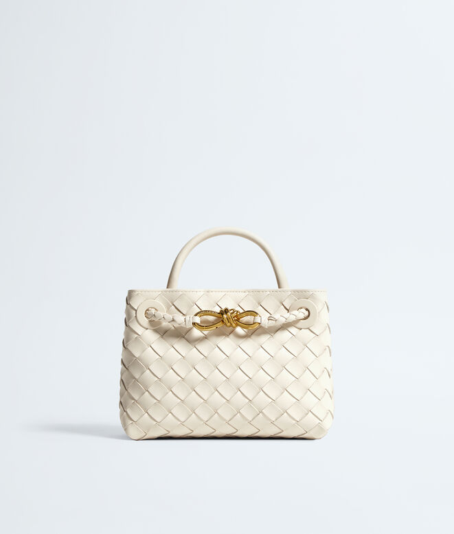 Top handle bag in supple Intrecciato leather with signature knot detail and sliding cross-body strap., , hi-res