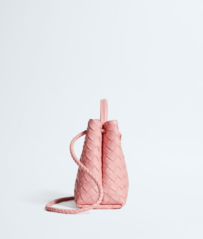 Top handle bag in supple Intrecciato leather with signature knot detail and sliding cross-body strap., , hi-res