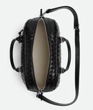 Briefcase with curved silhouette in soft Intrecciato leather with adjustable&nbsp;and detachable&nbsp;strap, featuring a signature knot detail., , hi-res
