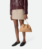 Dustbag in Intrecciato calf leather with drawstring closure and loop attachment for shoulder carry., , hi-res