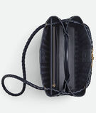 Top handle bag in Intrecciato leather with signature knot detail and sliding cross-body strap., , hi-res