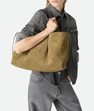 Reversible tote bag in Intrecciato silky calf leather., , hi-res