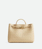 Top handle bag in supple Intrecciato leather with signature knot detail and sliding cross-body strap., , hi-res