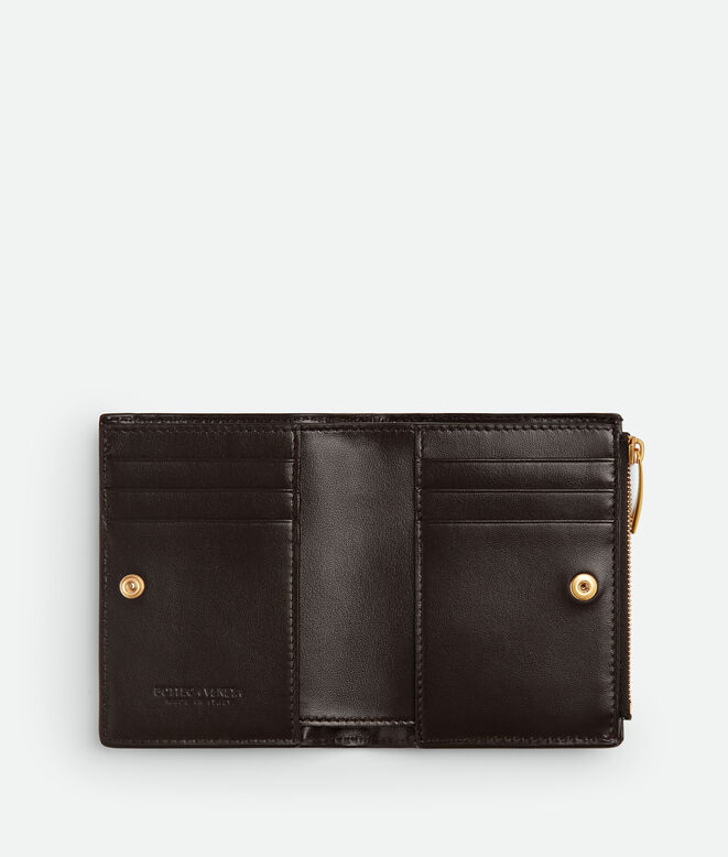 Intrecciato Small Bi-Fold Wallet, , hi-res