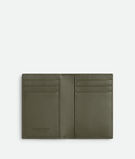 Flap card case in Intrecciato calf leather., , hi-res