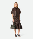 Shoulder bag in supple Intrecciato leather with signature knot detail and detachable cross-body strap., , hi-res