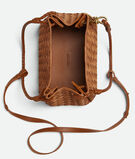 Shoulder bag in supple Intrecciato suede with signature knot detail and detachable cross-body strap., , hi-res