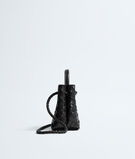 Top handle bag in supple Intrecciato leather with signature knot detail and sliding cross-body strap., , hi-res