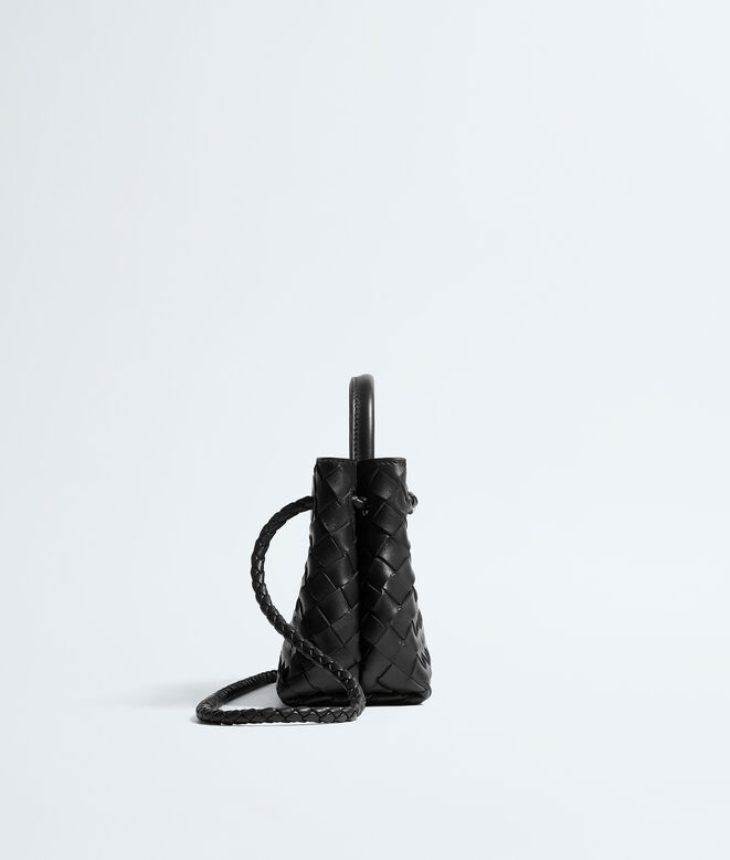 Top handle bag in supple Intrecciato leather with signature knot detail and sliding cross-body strap., , hi-res