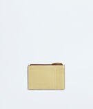 Zipped card case in Intrecciato nappa leather with contrasted back. , , hi-res