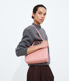 Top handle bag in supple Intrecciato leather with signature knot detail and sliding cross-body strap., , hi-res