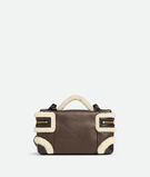 Vanity case in aviator merino shearling with detachable strap., , hi-res