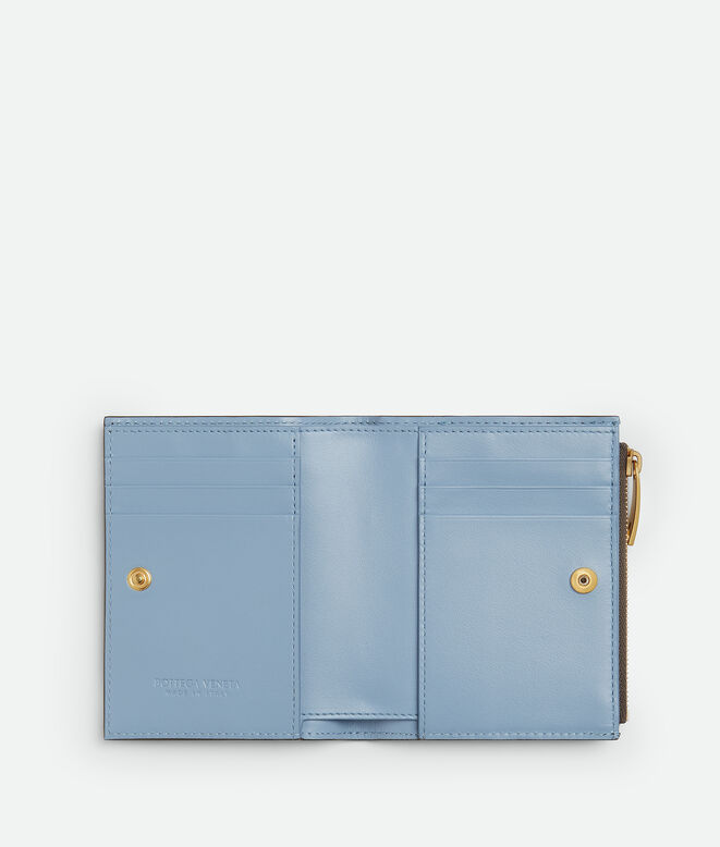 Intrecciato Small Bi-Fold Wallet, , hi-res