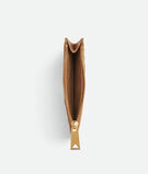 Zipped card case in Intrecciato nappa leather., , hi-res