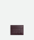 Credit card case in Intrecciato piccolo calf leather., , hi-res