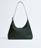 Hobo bag in Intrecciato deer skin with adjustable strap., , hi-res
