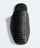 Open-back slipper realised in soft nappa leather with all-over Intrecciato craft., , hi-res