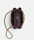 Top handle bag in supple Intrecciato leather with signature knot detail and tubular leather braided metal chain., , hi-res