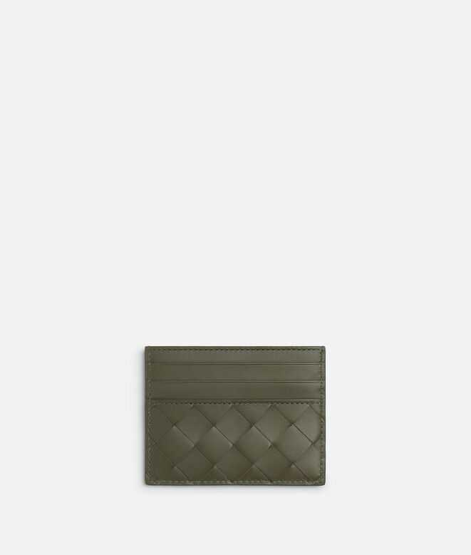 Credit card case in Intrecciato calf leather., , hi-res