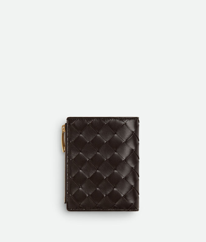 Intrecciato Small Bi-Fold Wallet, , hi-res