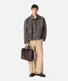 Briefcase in soft Intrecciato leather with adjustable&nbsp;and detachable&nbsp;strap and signature knot detail., , hi-res