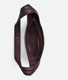 Cross-body bag with rounded shape in Intrecciato nappa fluffy. , , hi-res