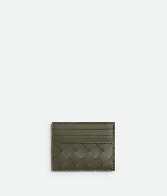 Credit card case in Intrecciato calf leather., , hi-res