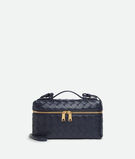 Vanity case in Intrecciato leather with detachable strap., , hi-res