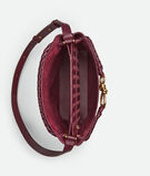 Bucket bag in silky calf leather with signature knot detail and sliding shoulder strap., , hi-res