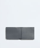 Bi-fold wallet in Intrecciato piccolo calf leather with contrasted interior., , hi-res