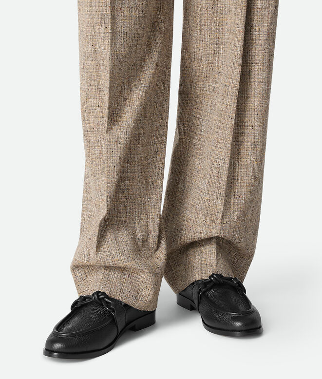 LOAFER WITH LEATHER KNOT, , hi-res