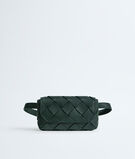 Belt bag in grained Intreccio leather., , hi-res