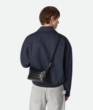 Phone pouch in Intrecciato calf leather with adjustable cross-body strap., , hi-res