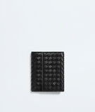 Small bi-fold wallet in Intrecciato piccolo nappa leather., , hi-res
