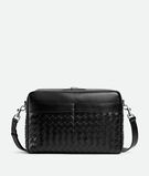 Cross-body bag in Intrecciato leather with detachable strap., , hi-res
