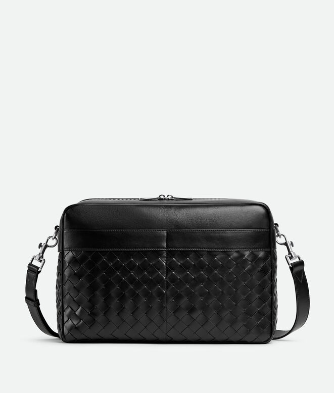 Cross-body bag in Intrecciato leather with detachable strap., , hi-res